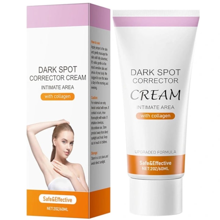 Crema de albire pentru fata si corp  corector pete intunecate  hidratant  60ml  alb