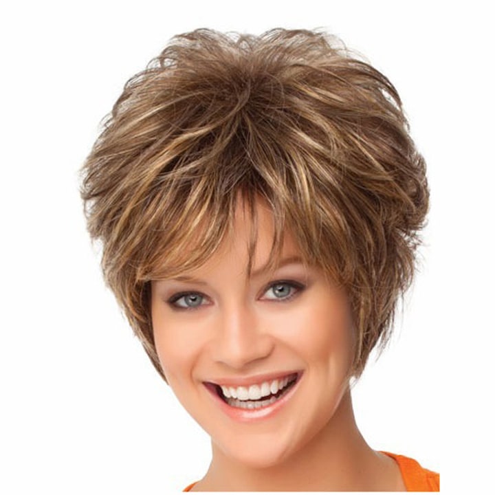 OEM - Women's Wig, Short Cut, Silk, Dark Blonde