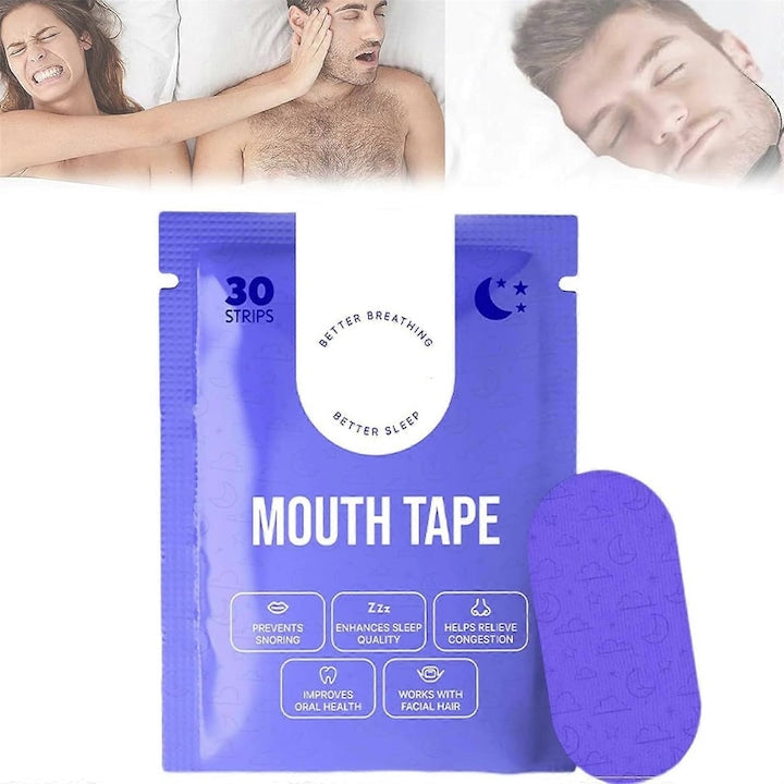 Banda pentru gura Noctivo  confortabila  respirabila  1 cutie