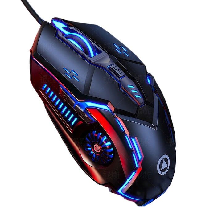 Mouse de joc Esports  1200/1600/2400/3200dpi  interfata USB  motor de joc  buton 6D  negru