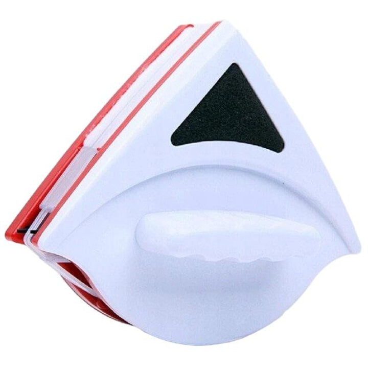 Spalator de geamuri dublu  PrzydaSie.pl  Plastic  Magnetic  14 x 15 x 2 cm  Alb/Rosu