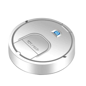 Aspirator robot mini  23x23x6cm  cu functie de mop si curatare inteligenta  1200mAh  1800Pa  argintiu