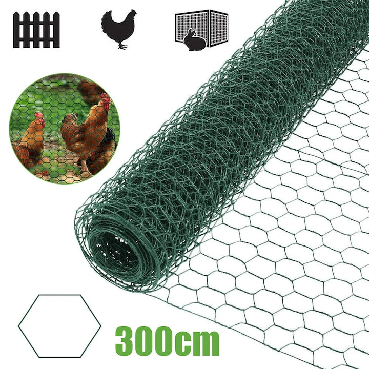 Plasa De Sarma Pentru Pui  Rola 3m x 0.4m  Dimensiune Gaura 25mm  Gard Din Plasa De Sarma Galvanizata Rezistenta  Gard De Gradina Cu Plasa Fina Pentru Bricolaj  Mestesuguri  Pasari De Curte  Iepuri