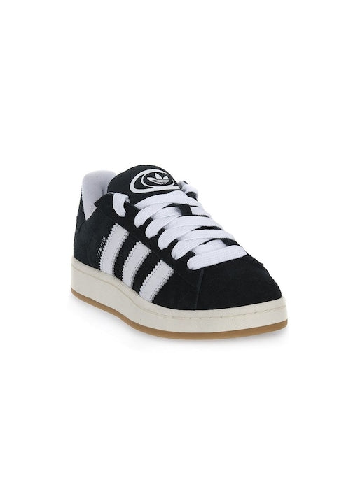 adidas - Tenisi dama  Campus  Piele intoarsa  Negru  Negru 12 rate cu 0% dobândă