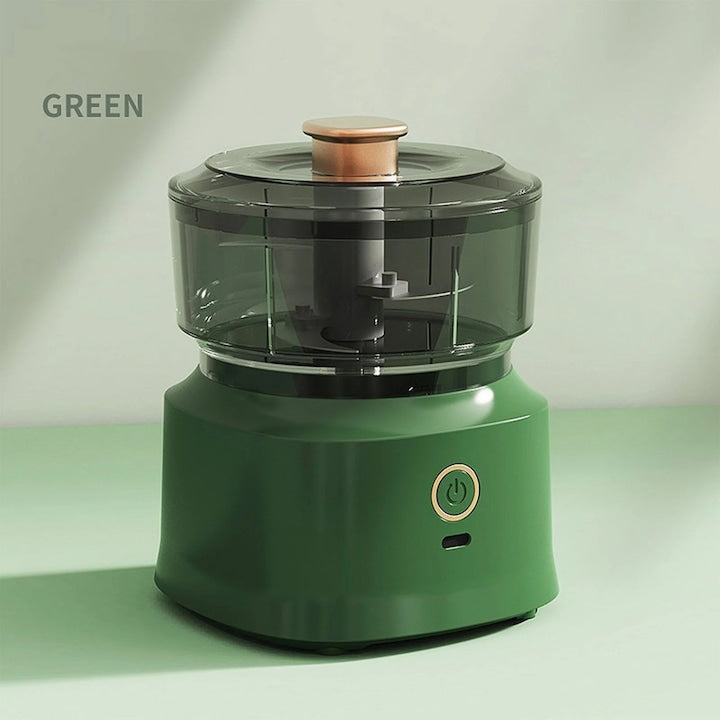 Tocator electric multifunctional YANYXR BCS3145228  wireless  pentru carne/usturoi si piure pentru bebelusi  din plastic  verde