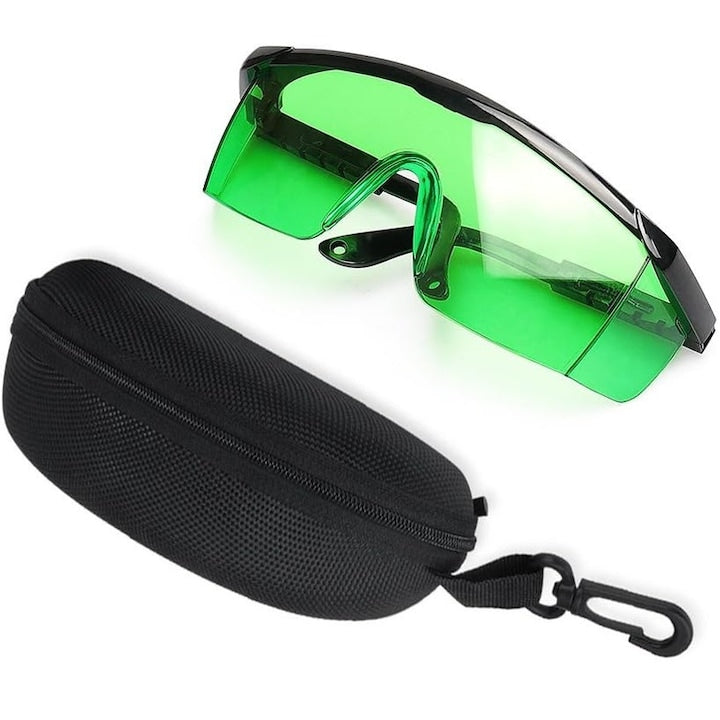 Ochelari de protectie pentru vizibilitatea razei laser  Verde
