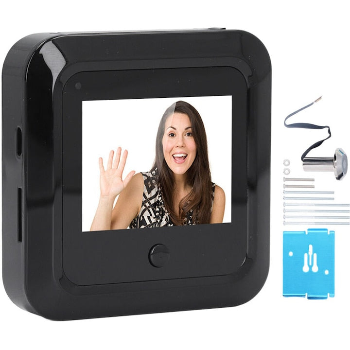 Vizor digital usa  camera 0.3MP  unghi 120°  ecran HD 2.4 inch  aliaj zinc  240x320px