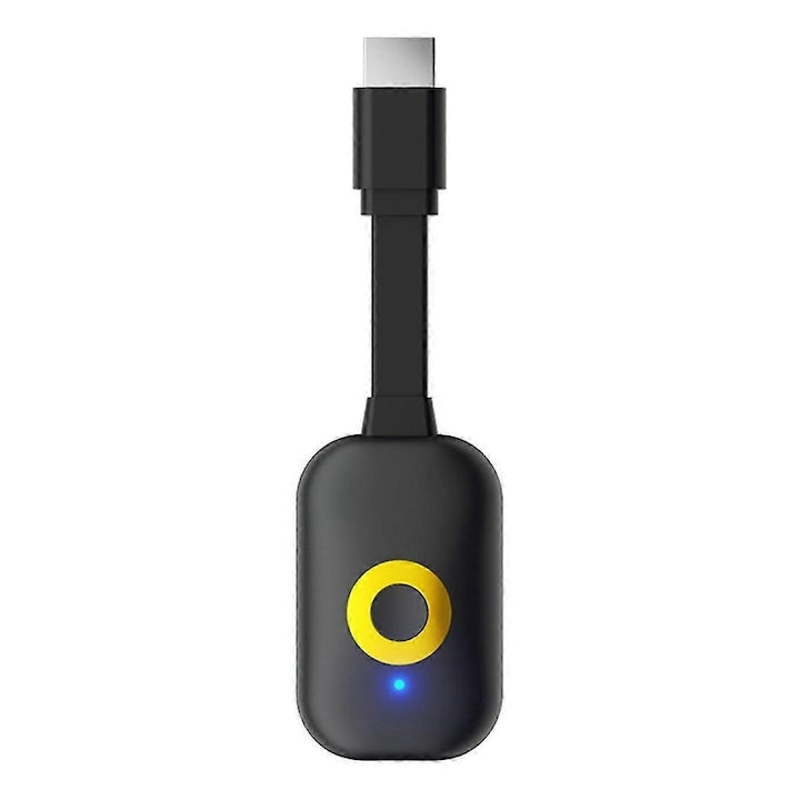 Proiector video wireless 4K HD  negru  plastic  portabil
