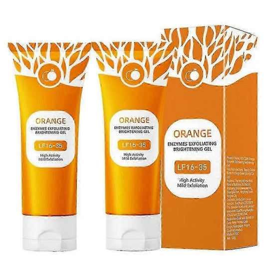 Gel Exfoliant pentru Fata cu enzime de portocale  2 bucati  Textura Gel  50g