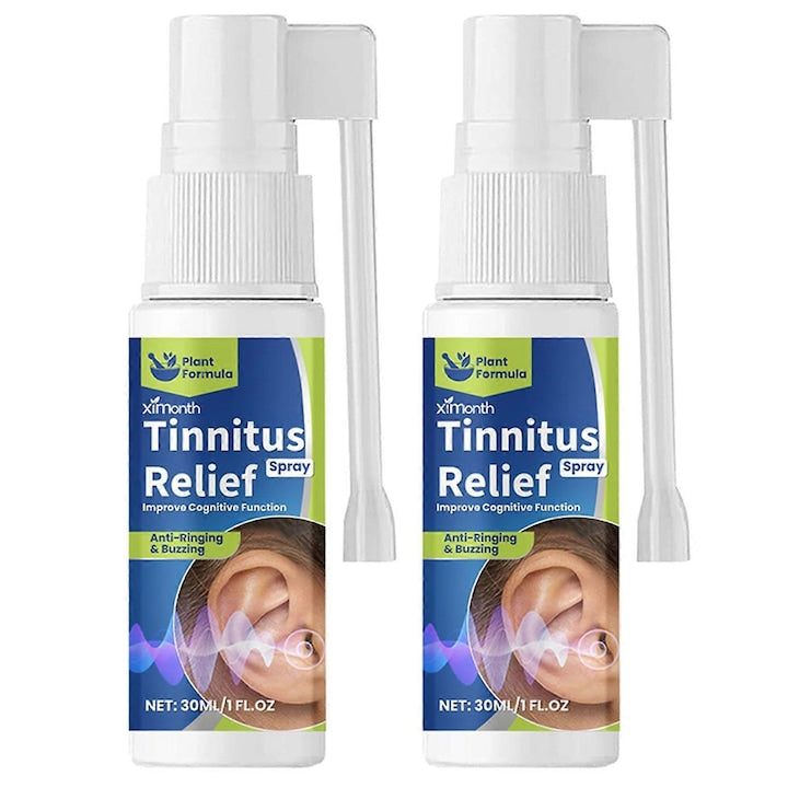 Spray pentru ameliorarea tinitusului  ingrijire a urechii anti-tiuit  ameliorarea disconfortului urechii pentru femei si barbati  2 bucati