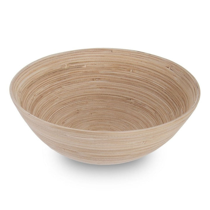 Bol Din Bambus  Orion  25x25x10 cm  Fabricat Din Lemn Natural De Bambus  Ideal Pentru Depozitarea Fructelor  Legumelor Si Nucilor  Nu Este Potrivit Pentru Spalarea In Masina De Spalat Vase  Design Simplu In Nuante Naturale  Bej