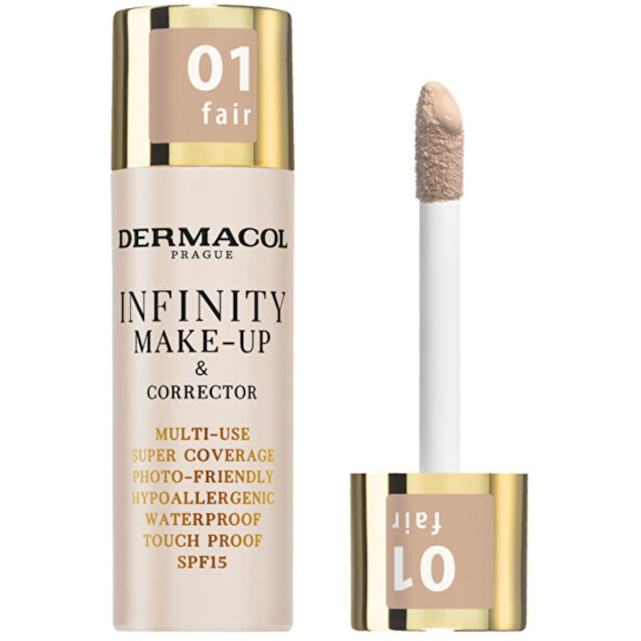 Dermacol Infinity Multi-Use Concealer super coverage waterproof 01 Fair 20g