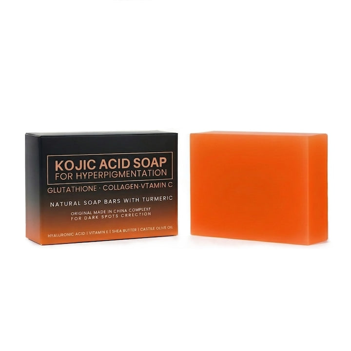 Sapun Acid Kojic 100g Anti Pete Pigmentare  Hiperpigmentare si Pete Intunecate  Iluminator Ten si Corp  cu Saculet Spumare Inclus