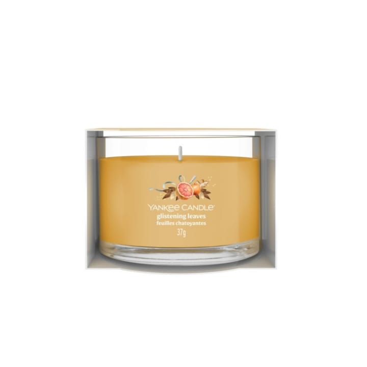 Lumanare parfumata Yankee Candle Glistening Leaves  parfum citrice si mosc  37g