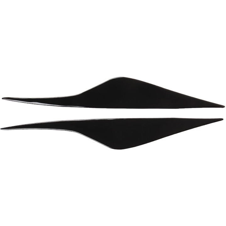 Sourcile de faruri pentru Ford Mondeo MK4 2007-2013  set 2 bucati  plastic flexibil  protectie  negru