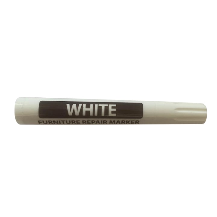YANYXR BCS3227024 Furniture Touch-Up Marker for Scratches, Fiber Tip, White, 2.5 ml