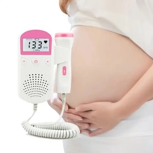 Monitor fetal Doppler SERBY pentru gravide  monitorizare functii vitale fat intrauterin  detectare puls la fat  aparat portabil pentru gravide