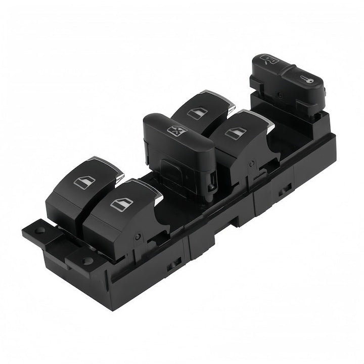 Bloc butoane comutator comanda geam  SPARKZA  Pentru Volkswagen Golf  Jetta  Bora  Passat B5  Seat Leon Toledo  3BD959857  Negru