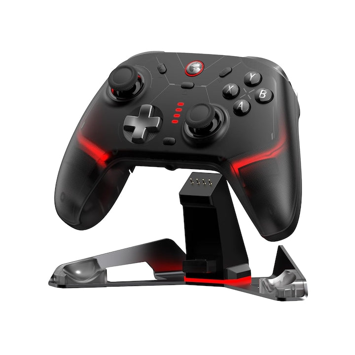 Gamepad GameSir T4 Cyclone 2 Black Wireless 1000Hz with RGB and Charging Dock, PC/Nintendo Switch Compatible