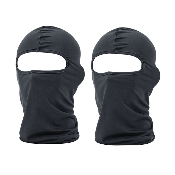 Set 2 cagule Moto Bumbac 100%  marime universala  negru