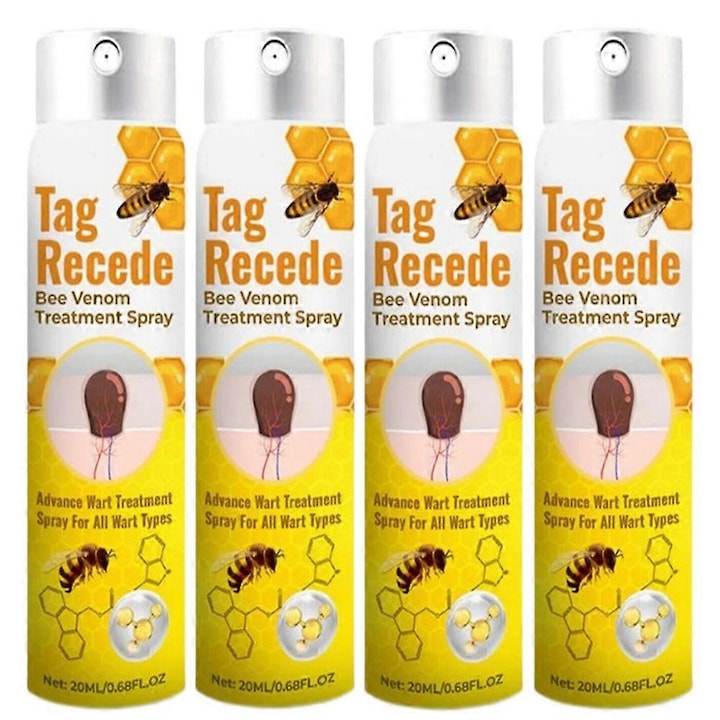 Spray pentru ingrijirea negilor cu venin de albine  20ml  set de 4 bucati