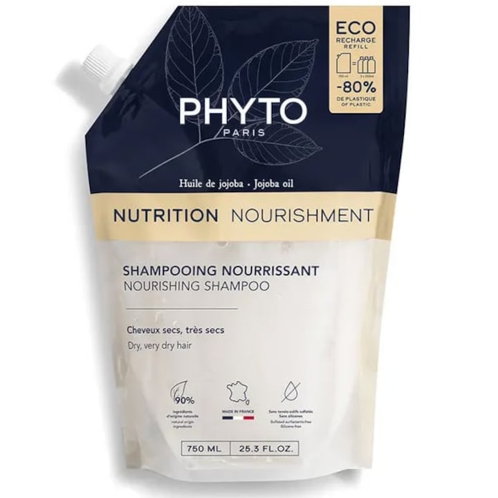 Phyto Nourishment Nourishing Shampoo for dry and damaged hair Refill 750 ml