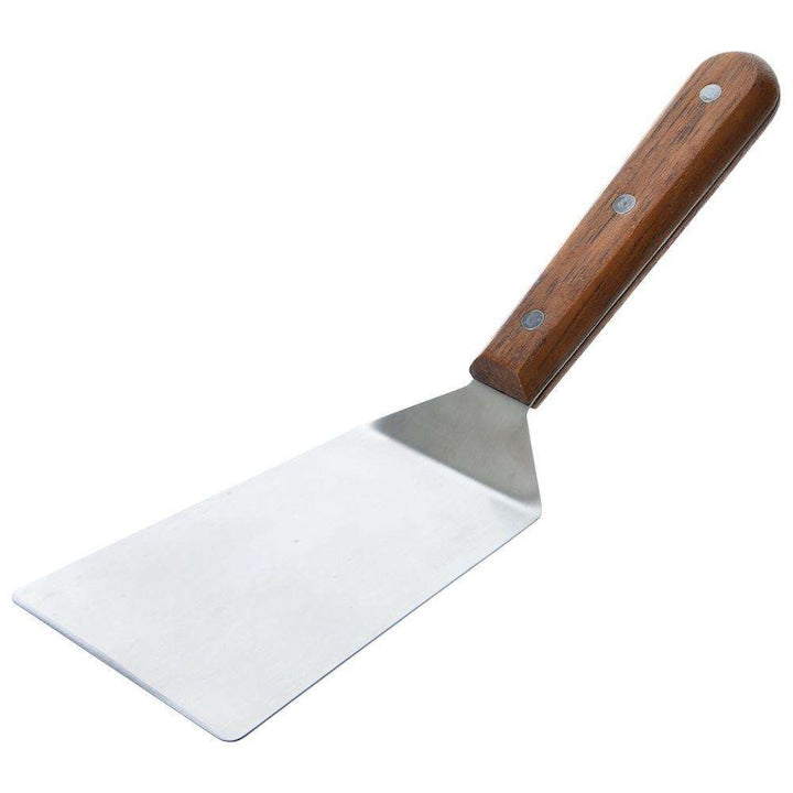 Spatula De Bucatarie  Orion  27x9x8 cm  Otel Inoxidabil  Maner Din Lemn  Usor De Utilizat  Sigur Pentru Sanatate  Materiale De Inalta Calitate  Culoare Maro