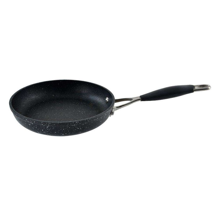Tigaie Granitica  Orion  Stoner  24 cm  Suprafata Antiaderenta  Maner Ergonomic  Potrivita Pentru Spalare In Masina De Spalat Vase  Compatibila Cu Toate Tipurile De Plite  Neagra