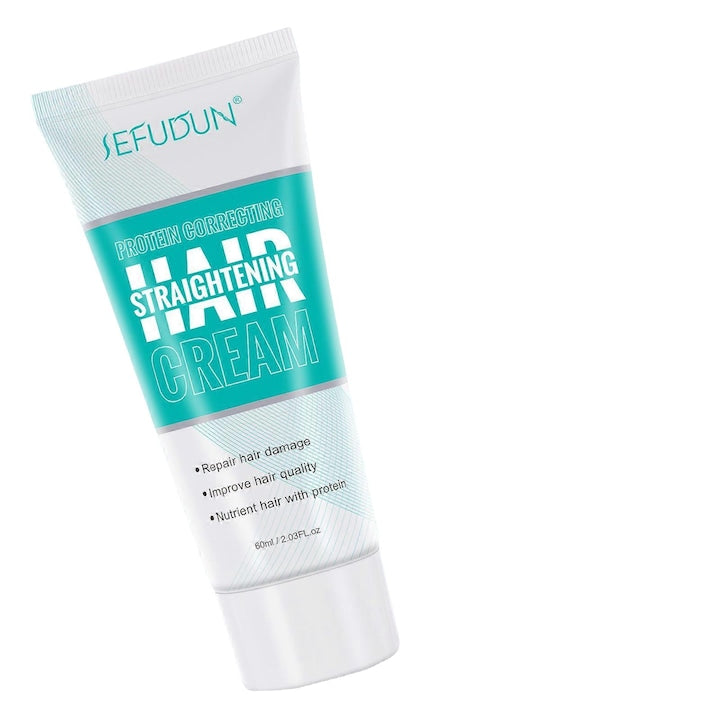 Crema de indreptat parul  2 bucati  ingrijire proteina  netezire rapida  multicolor  Sefudun