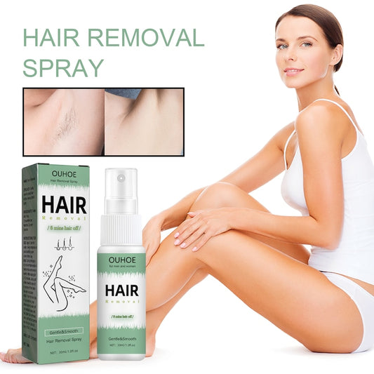 Spray depilator  1 pcs  cu aloe vera  non-irritant  pentru intregul corp  OUHOE