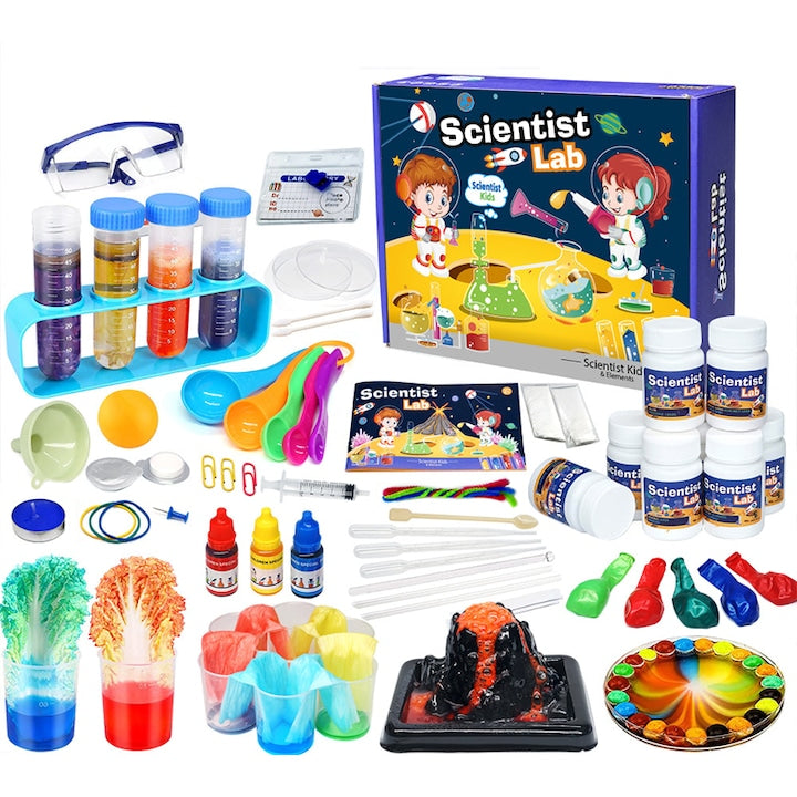 Set de Joaca Educativ Stiinta pentru Copii  Jucarie STEM cu 70 Experimente Stiintifice  Jucarie Educativa pentru Baieti si Fete