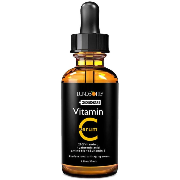 Ser cu vitamina C 20%  acid hialuronic si vitamina E  efect anti-imbatranire si antioxidant  30ml