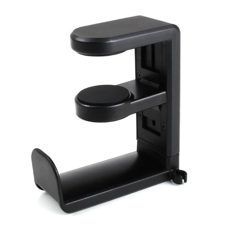 Suport pentru casti  prindere birou  compact  Negru