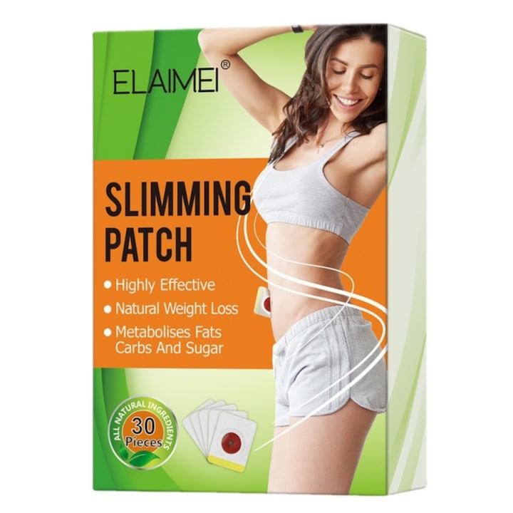 Plasture de strangere extrem de eficient  30 de patch-uri de pierdere in greutate  ingrediente sigure si sanatoase  intregul corp lenes reduce linistit  potrivit pentru picioare de elefant  burta mare  aderati la utilizarea efectului este evident