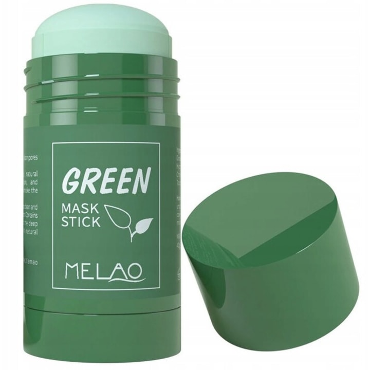 Маска за лице Green Tea Stick Melao, почистване на пори, 7,5x3,7x3,6 см, 40 гр, lewer