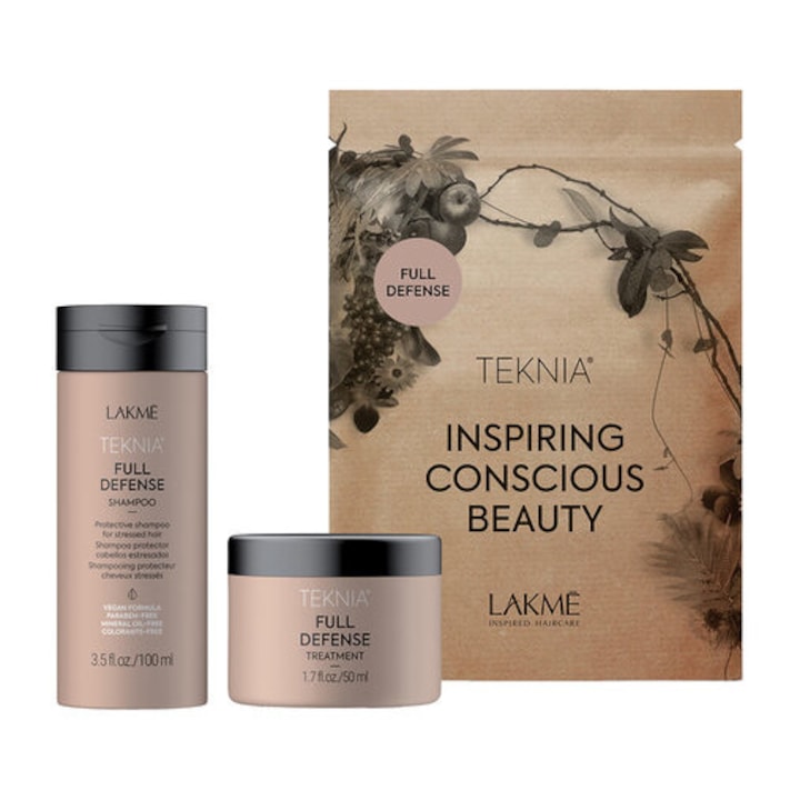 Lakmé Teknia Full Defense Travel Pack hair strengthening set