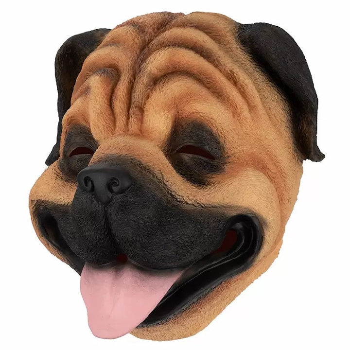 Masca Latex de Caine Shar-Pei  Masca de Cap pentru Halloween  Bal Mascat