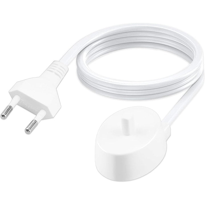 Electric Toothbrush Charger Compatible with Braun Oral-B White