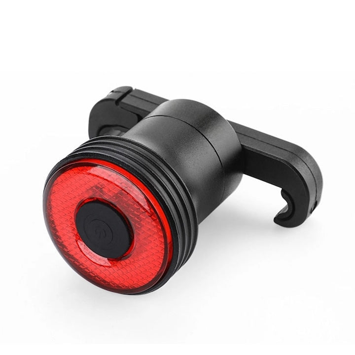 Stop Bicicleta Intelligent  5 Moduri de Lumina  IP6 Rezistent la Apa si Praf  Acumulator 350 mAH  Auto On/Off  Senzor Franare  COB LED  Aluminiu  OUYLAF  (Nergu)