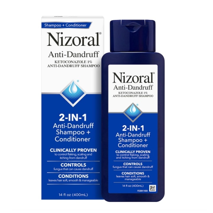 Nizoral 2-in-1 Anti-Dandruff Shampoo, 400 ml, Unisex, Normal