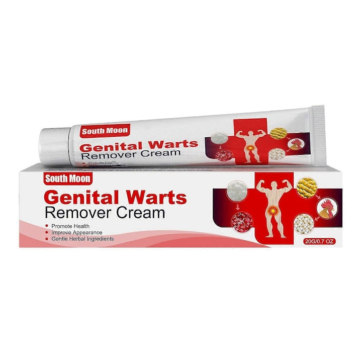 Crema de indepartare a negilor  20g  tratament pentru negi genitali si etichete cutanate  12.5x3cm