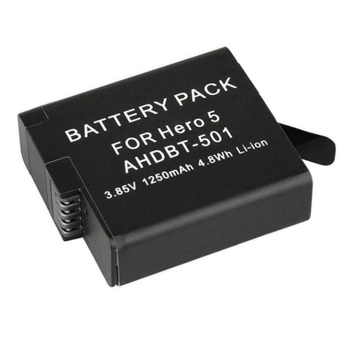 Replacement Li-ion Battery 1250mAh for GoPro Hero 5/6/7 3.85V set