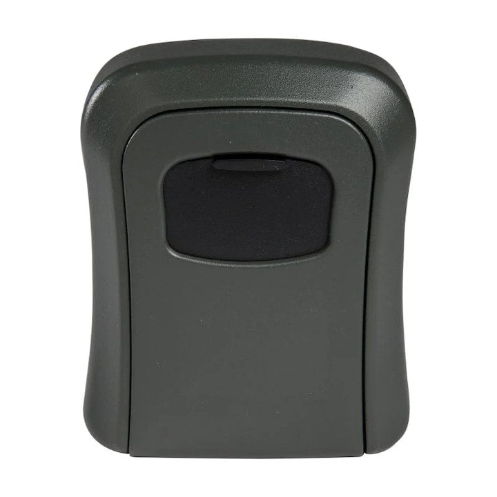 4-Digit Combination Key Storage Box Wall Mount Heavy Duty Metal Indoor/Outdoor Key Safe Black