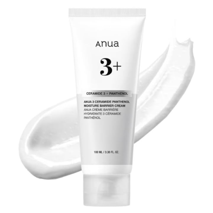 Crema de față Anua 3 Ceramide Panthenol  100ml  hidratare profundă  calmare iritații  pentru ten uscat sau hipersensibil