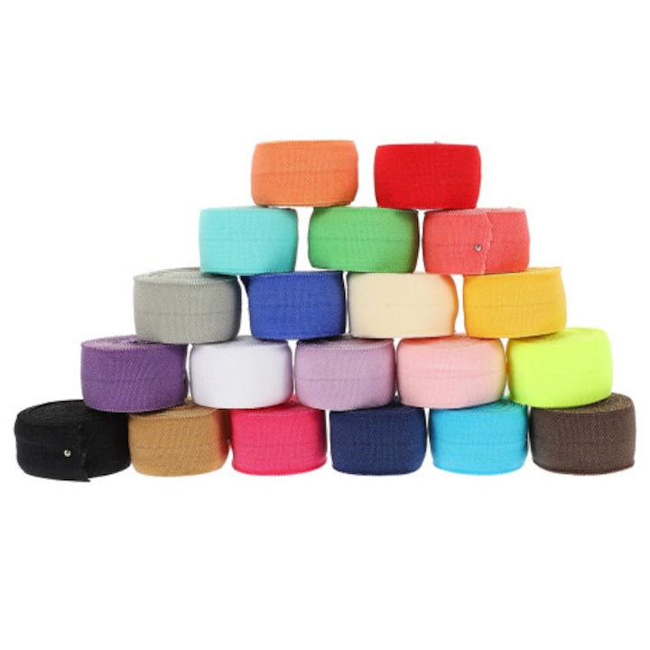 Knitted Flat Elastic Band for Sewing, Multicolor, 10m