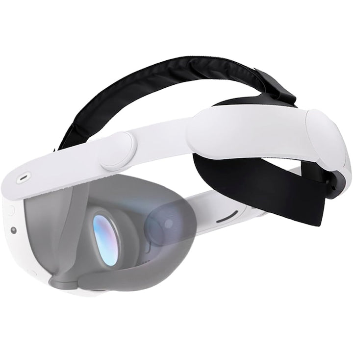 Kiwi Design Strap For Meta Quest 3 S/VR, adjustable length, Foam, Black/White