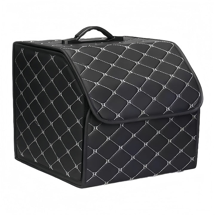 Trunk Organizer  Premium Car Trunk Organizer  With handle  Large capacity  waterproof and dirt-resistant  wear-resistant and practical  Multifunctional  Foldable  Durable  32x32x30cm  black