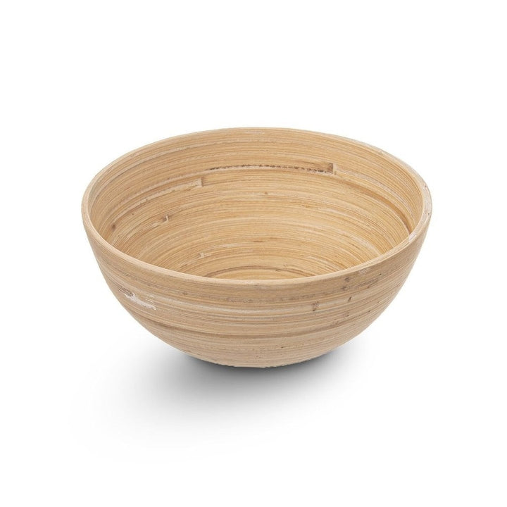 Bol Din Bambus  Orion  14x14x6 cm  Fabricat Din Lemn Natural De Bambus  Ideal Pentru Depozitarea Fructelor  Legumelor Si Nucilor  Nu Este Potrivit Pentru Spalarea In Masina De Spalat Vase  Design Simplu In Nuante Naturale  Bej