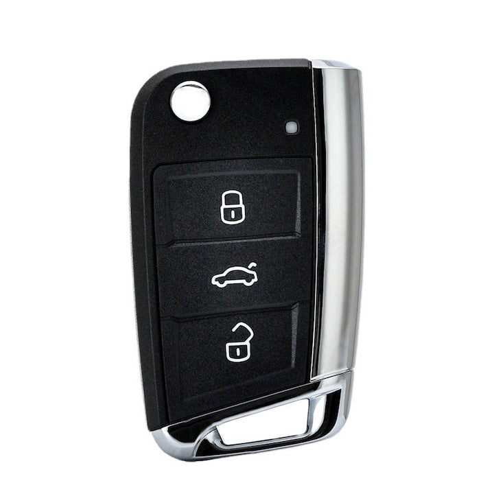 Carcasa Cheie Tip Briceag 3 Butoane  pentru Golf 7 MK7 GTI  Lamando  OUYLAF  Negru