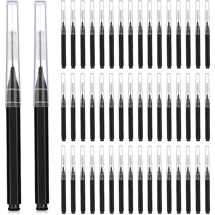 Set 50 periute interdentare  Poate indeparta tartrul  spatiile dintre dinti  indeparteaza placa dentara  Peri moi  Usor de utilizat si de transportat  Pentru curatare in profunzime  OUYLAF  Negru